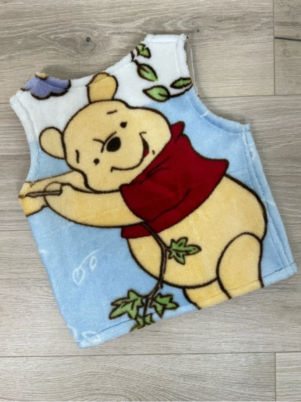 Remi Lyn & Co. Handmade Winnie The Pooh Plush Vintage Blanket Vest